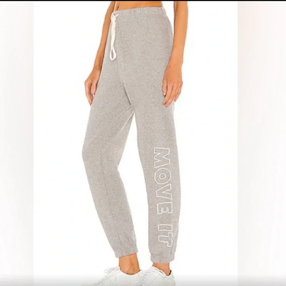 MOTHER Gray 'MOVE IT' Track Joggers - Picture 1 of 5